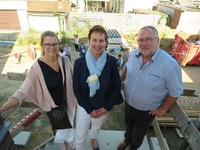 Foto: JAA: Leen Wouters, Anne Vanachter en Ivo Wynants